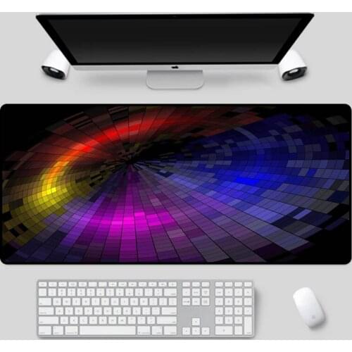 XGZ Large-size keyboard mat with colorful palace pattern mouse pad is durable and high-quality rubber as keyboard mat