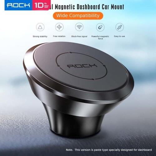 ROCK Phone Holder Universal 360 Degree Rotation Magnetic Phone Car Holder for Samsung SmartPhone GPS Dashboard держатель