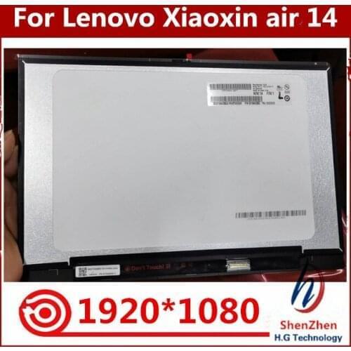 14.0'' B140HAN04.0 Display LCD Screen assembly FOR Lenovo Xiaoxin Air 14ikb 2019 year FHD 1920*1080