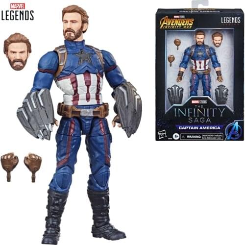 Hasbro Marvel Legends Captain America 6-Inch Action Figure Model Series Toy Avengers: Infinity War Captain America Figure