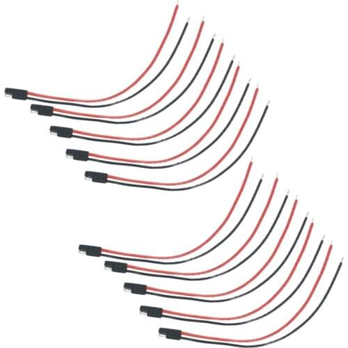 10Pcs Mobile Car Radio DC Power Cord Cable for Motorola GM300 GM950E SM50 M120 sm120 GM950I GM3188 GM3688