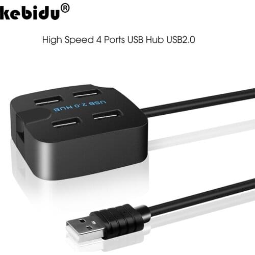 Kebidu USB HUB 3.0 Multi USB 3.0/2.0 Splitter High Speed 4 Ports Usb Hub for PC Computer Accessory with Phone Holder All in one