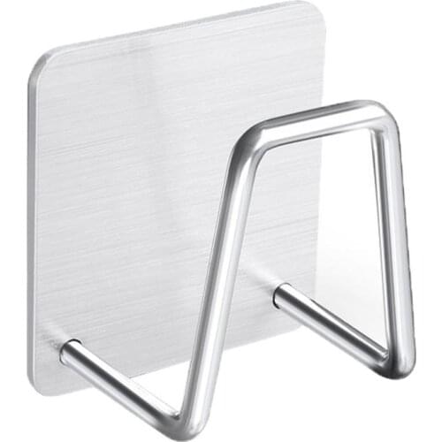 Kitchen Stainless Steel Kitchen Sponge Holder Brush Soap Dishwashing Liquid Drainer Kitchen Bathroom Sundries Organizers