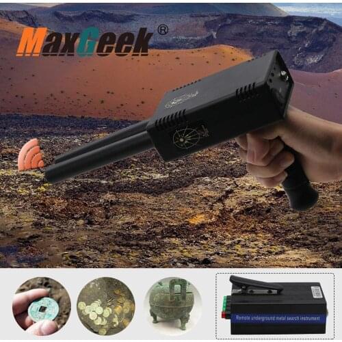 Maxgeek AKS Plus Long Range Gold Detector Gold Metal Detector for Gold Silver Copper Diamond