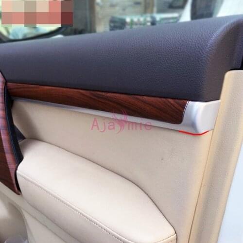 Interior Wood Color Door Moulding Trims Panel 2008-2017 Car Styling For Toyota Land Cruiser 200 Accessories