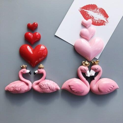 Cute super mario magnets for fridge Memorandum magnetic sticker butterfly Flamingo magnet Fashion magnet for fridge home decor