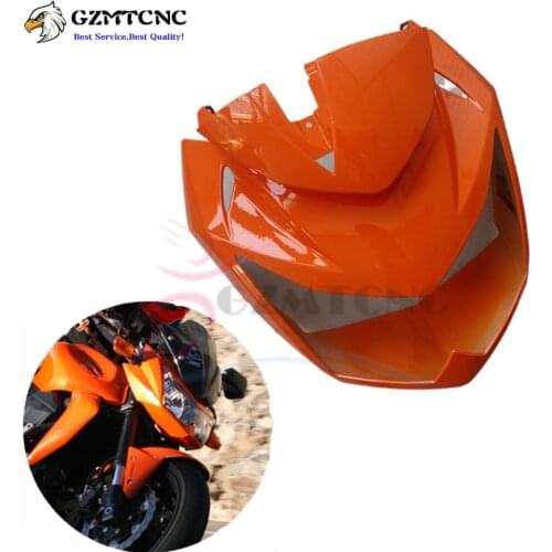 Motorcycle 2007-2012 Z-750 Front Head Neck Upper Headlight Covers Fairings For Kawasaki Z750 Z 750 07-12 Cowl Nose Protector