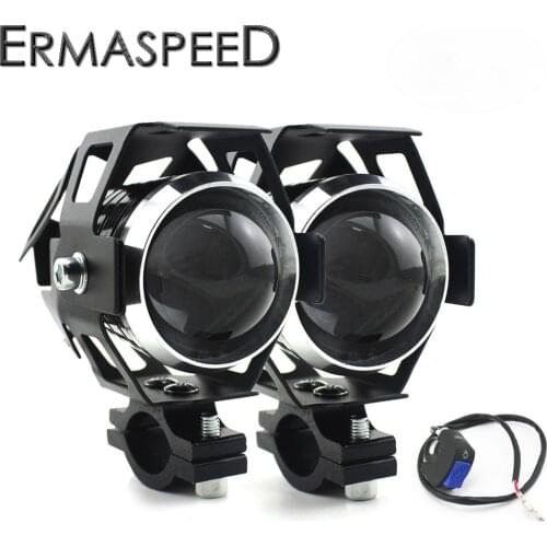 Motorcycle LED Fog Lights Headlamp Additional Spotlights Auxiliary Headlights For BMW R1200GS ADV F800GS F700GS F650G