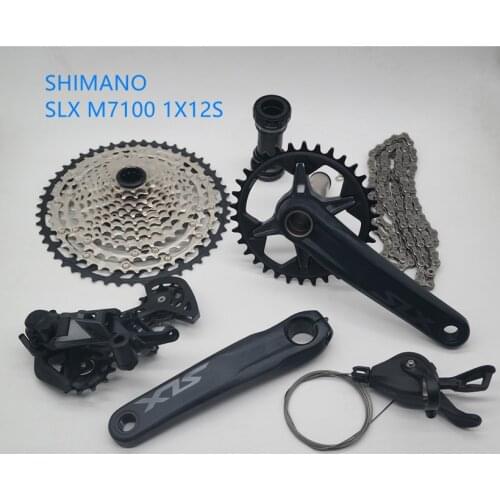 SHIMANO SLX M7100 groupset 32T 34T 170 175mm crankset and connecting rods mountain bike MTB group 1x12S 12 Speed