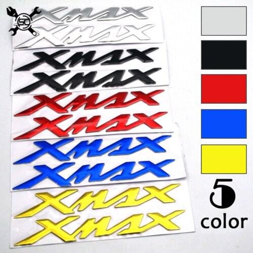 Motorcycle Decals Stickers Emblem Badge 3D Decal Raised Tank Wheel Tank Decals Applique Emblem For Yamaha X-MAX XMAX 125 250 400