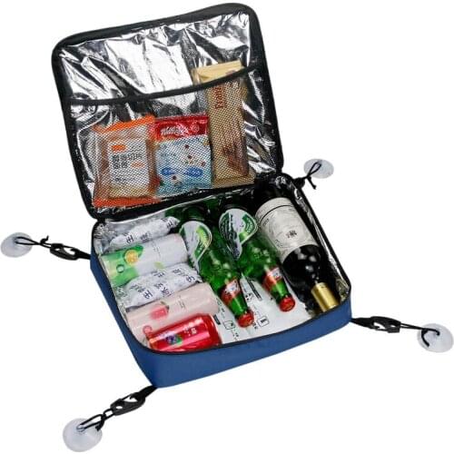 10L Adsorption Portable Lunch Cooler Bag Camping Boating Ice Fooding Insulation Pack Food Thermal Drink Insulated Bag
