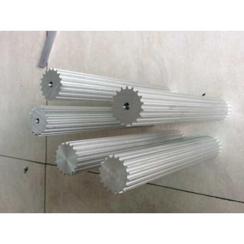 Durable #7075 aluminum material,China factory 42tooth,200mm length, HTD5M pulley bar stock