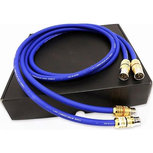 Yter Clear Light Interconnect Cable XLR to XLR Connector Plug