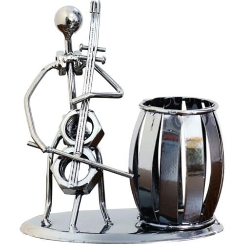 Multipurpose Metal Desk Pencil Holder Office Home Decoration Desk Container Decorative Workspace Organzier for Home