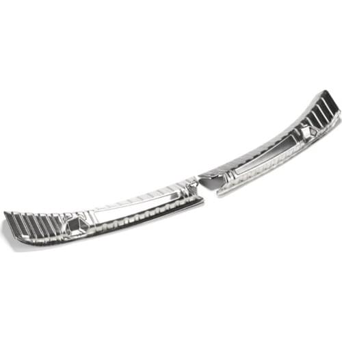 Stainless Steel Inner Guard for Tesla Model 3 2017-2020 Car Inner Rear Bumper Guard Plate Cover Trim