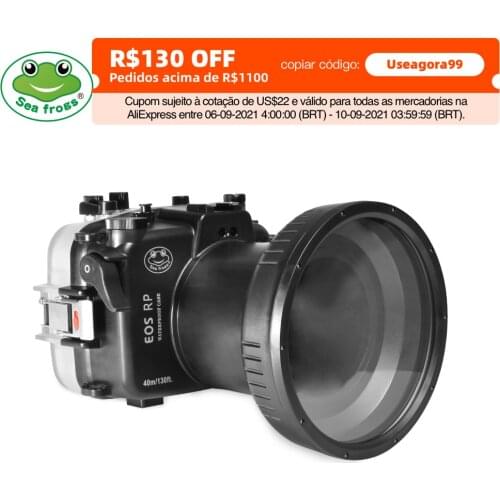 Seafrogs IPX8 Professional Waterproof Camera Housing For Canon Eos RP 40M/130FT Underwater Surfing Swimming Drifting Diving Case
