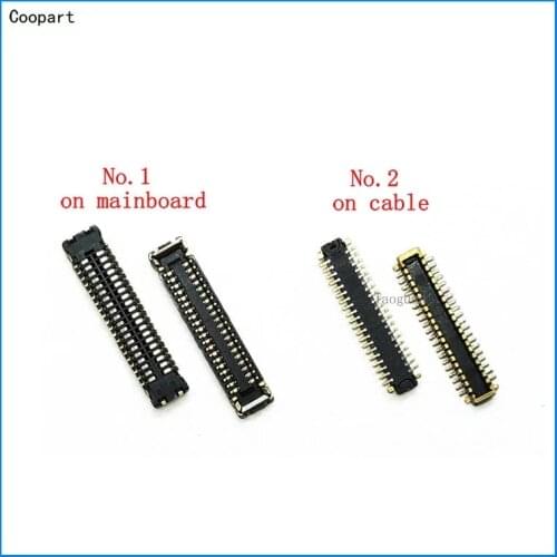 2pcs/lot Coopart New LCD display FPC Connector Port Plug for Huawei P30 / P30 Pro VOG-AL00 on mainboard/cable 40PIN