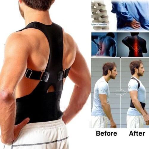 2018 Hot Sale Back Support Posture Corrector Back Shoulder Lumbar Support Braces Fitness Orthopedic Back Medical Belts Corsets