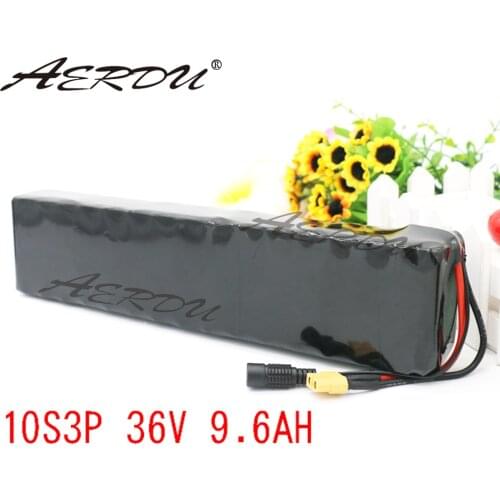 AERDU 36V 9.6Ah 600watt lithium battery pack built in 20A BMS For xiaomi mijia m365 ebike bicycle scooter inside for LG MH1 Cell