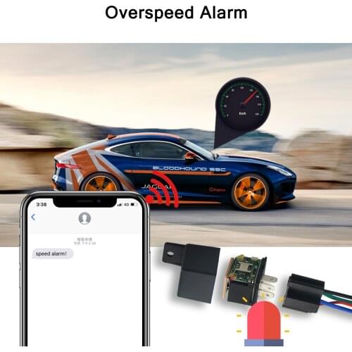 Car GPS Tracker LK720 for Real Time Tracking Locator and Geo-fence Device History Route Playback Overspeed Alarm System