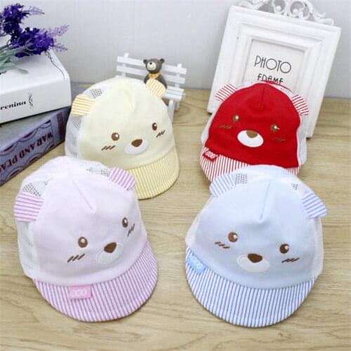 Children Cute Sun Hat Baby Hat Cartoon Girl Boy Sun Hat With Ears Spring Summer Newborn Photography Road Baseball Cap