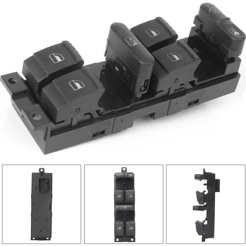 1PC Electric Master Power Door Window Switch for VW Volkswagen Golf Jetta Bora Passat B5 Seat Leon Toledo 1999-2006 1J4959857D