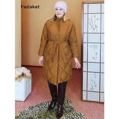 Женские стеганые куртки FAZLAKAT China At AliExpress