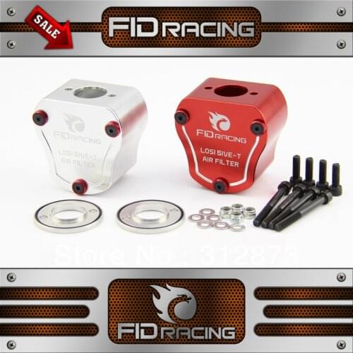 FID CNC alloy 0 - 90 degree Adjustable Air Filter for LOSI 5IVE-T 1/5 rc car gas