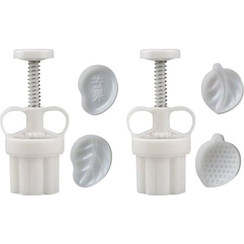 25-50g Mooncake Barrel Mold with Durian Stamp Hand Press Moon Cake Pastry Mould