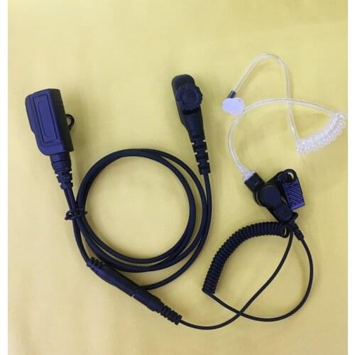 Flexible with Transparent Acoustic Tube headphone for Hytera PD700/PD780PD780GM/PD788 PT580 PD980 etc PD series walkie talkie