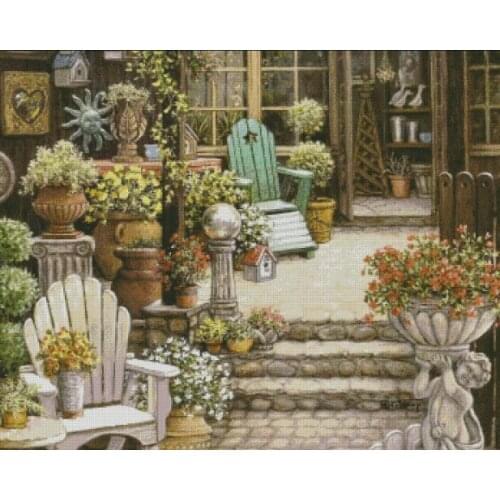 Exquisite Flower Room Top Quality Embroidery Needlework 14CT Unprinted Cross Stitch Kits DIY Art Handmade Home Decor