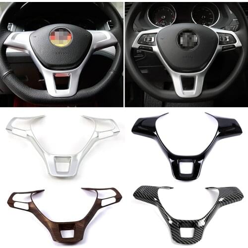 For Volkswagen VW Golf MK7 2012-2019 Sportsvan SV Alltrack Steering Wheel Switch Button Cover Decoration Trim Car Accessoriess