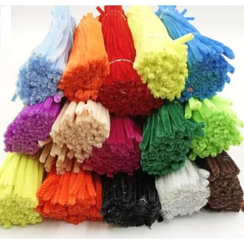 Creative Toys 50-100pcs DIY Handmade Educational Shilly Stick Plush Materials Toys For Children 30cm