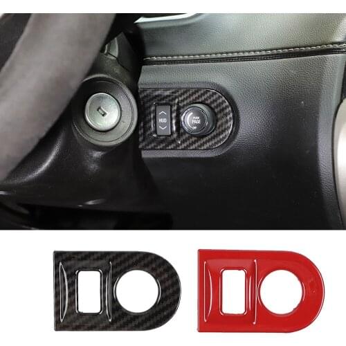 ABS Head Display Switch Button Cover Control Panel Decorative Trim Fit for Chevrolet Camaro 2010-2015 Interior Car Accessories