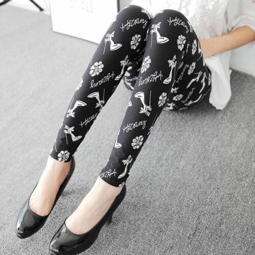 VIIANLES Fitness Leggins Gym Activewear Pencil Pants Workout High Waist Printed Leggings Women Polyester