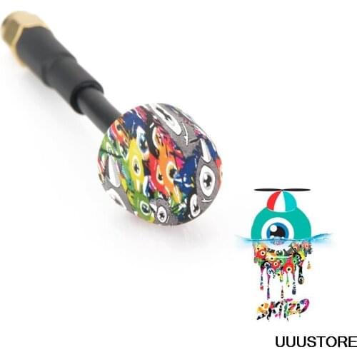 Lumenier AXII 2 5.8GHz 2.2dBic Gain Antenna SKITZO Hydro Dip SE RHCP SMA for RC Racing FPV Drone Freestyle QAV-R 2 SKITZO Frame