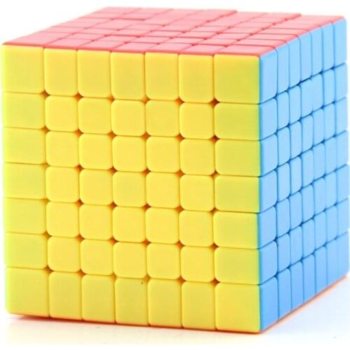 Moyu Meilong 7x7x7 Cube Classroom Red ML7 7x7 Magic Cube 7Layers Cube Seven Layer Black Cube Puzzle Toys for Children Kids