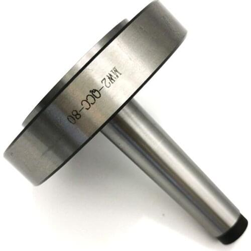 MT2 MS2 MW2-QCC-80 Taper Shank Ring Flange Plate Connector Adapter for 80mm 3" 3Inch 3 Jaws K11-80 Chuck Lathe Spindle Milling