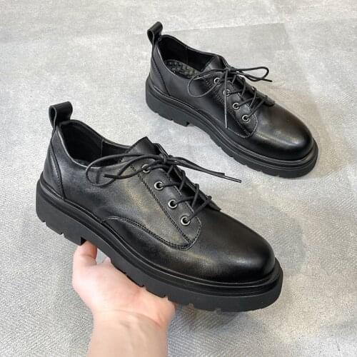 Men Office Business Casual Vintage Fashion Leather Shoes Spring Autumn Male Harajuku Korean Streetwear Leather Dress Shoes