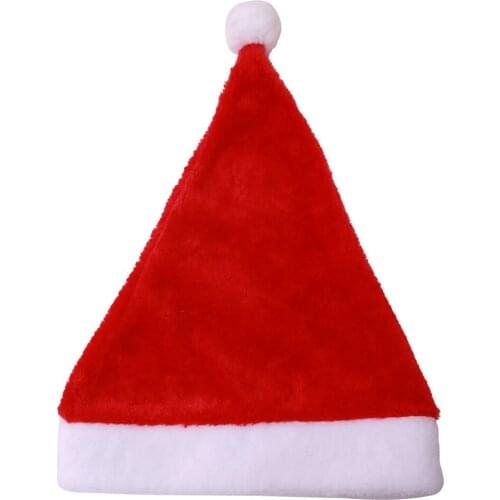 New Year Party Props Christmas Cap High Quality Christmas Hat Adult Children Christmas Ornaments Decorations For Home Santa Hats