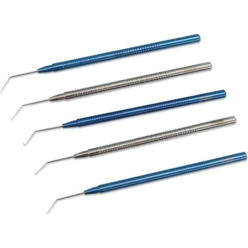 Ophthalmology Microscopic Titanium Alloy Hack Core Knife 45 degree 90 degree Eyelid Instrument Tools