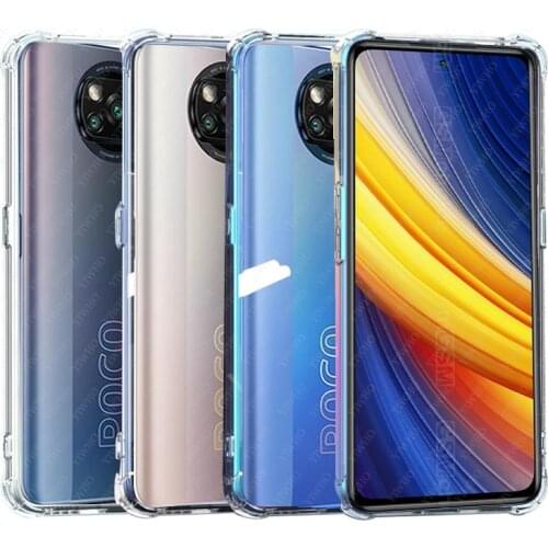 Transparent Case For Xiaomi Mi poco x3 Pro PocoPhone x3Pro Little poko pocco Poco X 3 Pro 3Pro 6.67" Soft Clear Silicone Cover
