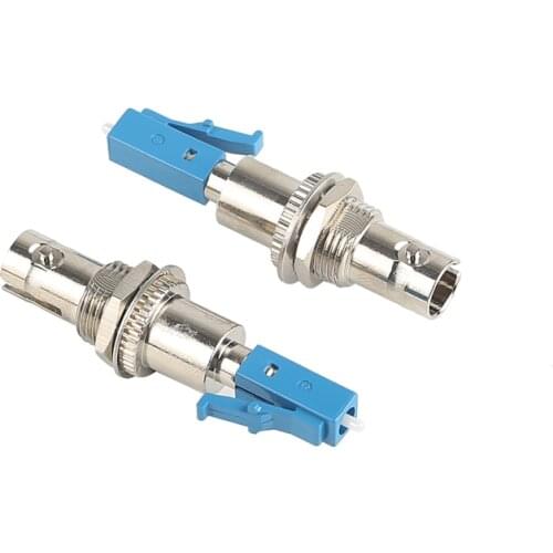 ST female -LC male- Grade Fiber Optic Converter LC Yang-ST Yin Flange Coupler Yin-Yang Adapter