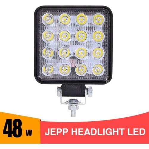 Led light bar 48w Led bar Thin 25mm car light For 4x4 led bar offroad SUV ATV Tractor Boat Trucks Excavator 12V 24V work light