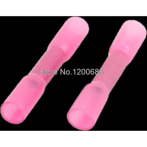 Heat Shrink Butt Wire Electrical Crimp Terminal BHT1.25 Heat Shrink Butt Terminal Connector for 18-22AWG, 0.5-1.5mm2