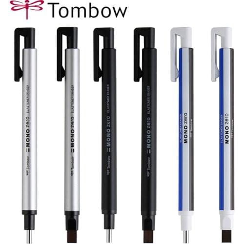 TOMBOW Mechanical Eraser EH-KUS Meticulous Highlighting Refillable Pen Shape Rubber Press Type Student Art Painting Stationery