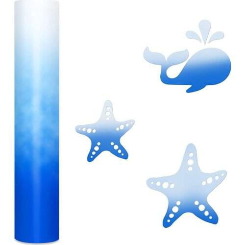 Tie Dye Butterfly Magic Color Film Hologram Heat Transfer Vinyl Pet Iron-on Heat Press Tshirt Cricut Film Shiny Htv Diy Craft 5G