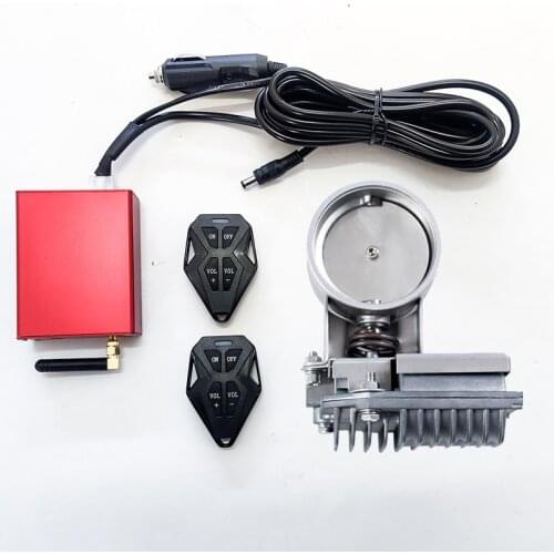 Exhaust Cutout Valve Electric Exhaust Valve Remote Control Sounds Valve 304 Stainless Steel Butterfly Type Universal Cn(origin)
