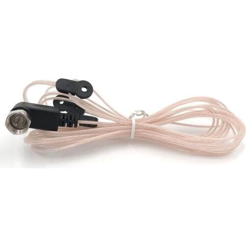1PC Indoor FM Antenna F Male Plug Connector Dipole Coaxial Antenna Stereo Audio Radio Receiver Accessories