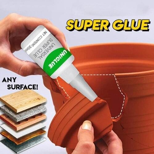 30ml 100% Waterproof Solvent-free UV And Weather-resistant Works on Various Surfaces Long-lasting Finish Super Glue